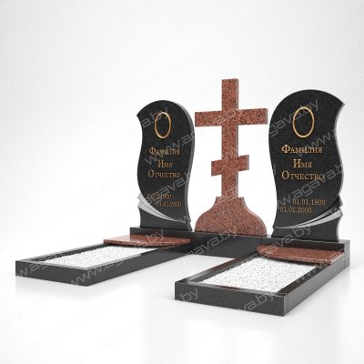 Эксклюзивные двойные памятники на могилу