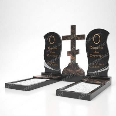 Эксклюзивные двойные памятники на могилу