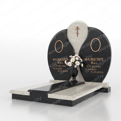 Эксклюзивные двойные памятники на могилу