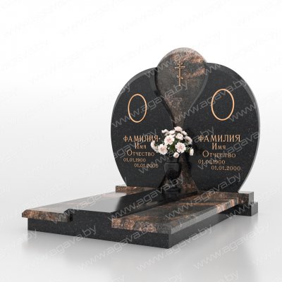Эксклюзивные двойные памятники на могилу