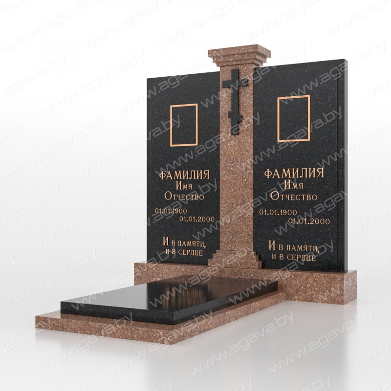 Элитные надгробный гранитный памятник D-13 Tok на могилу