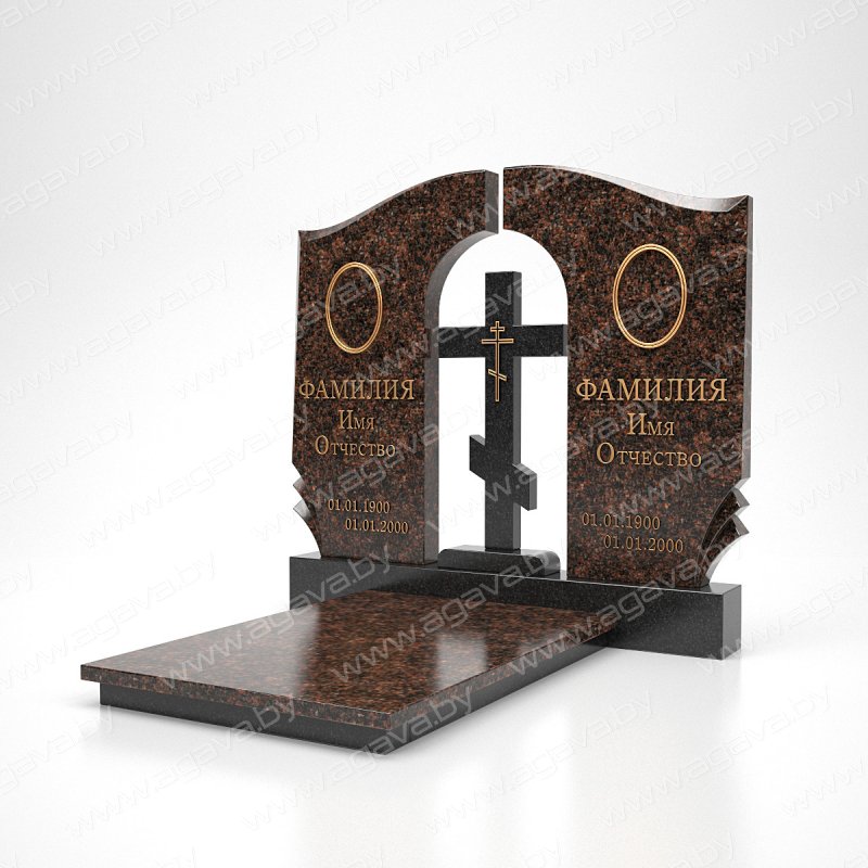 Элитные надгробный гранитный памятник D-10 Baltic в Минске