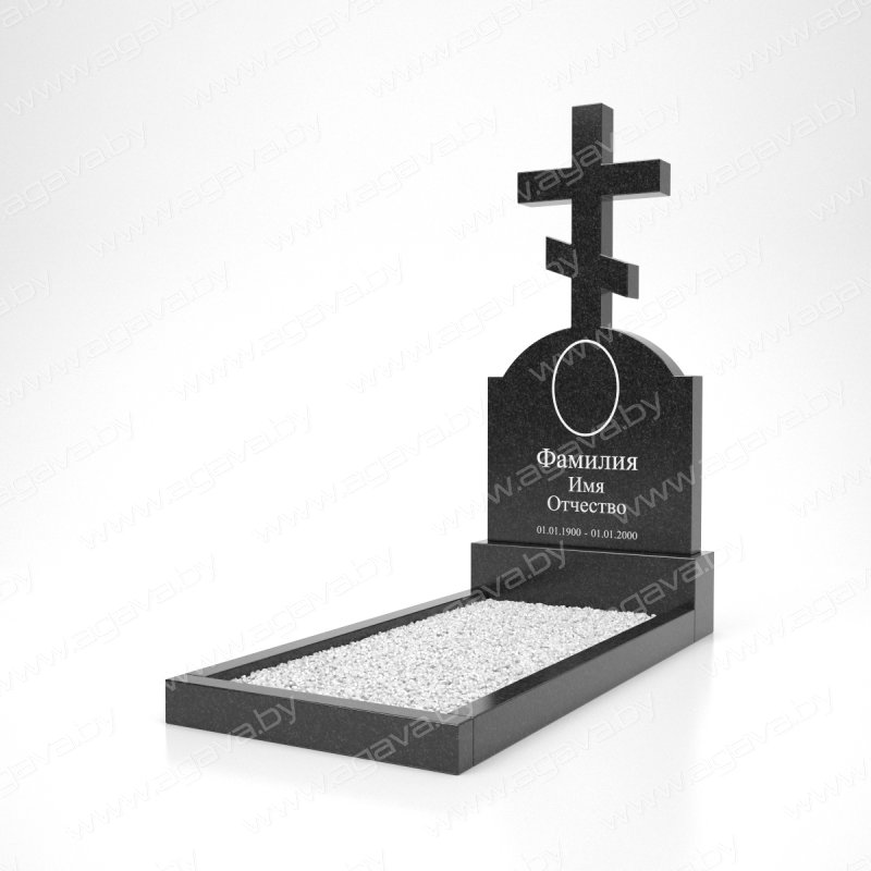 Стандартные надгробный гранитный памятник SV-32 в Минске