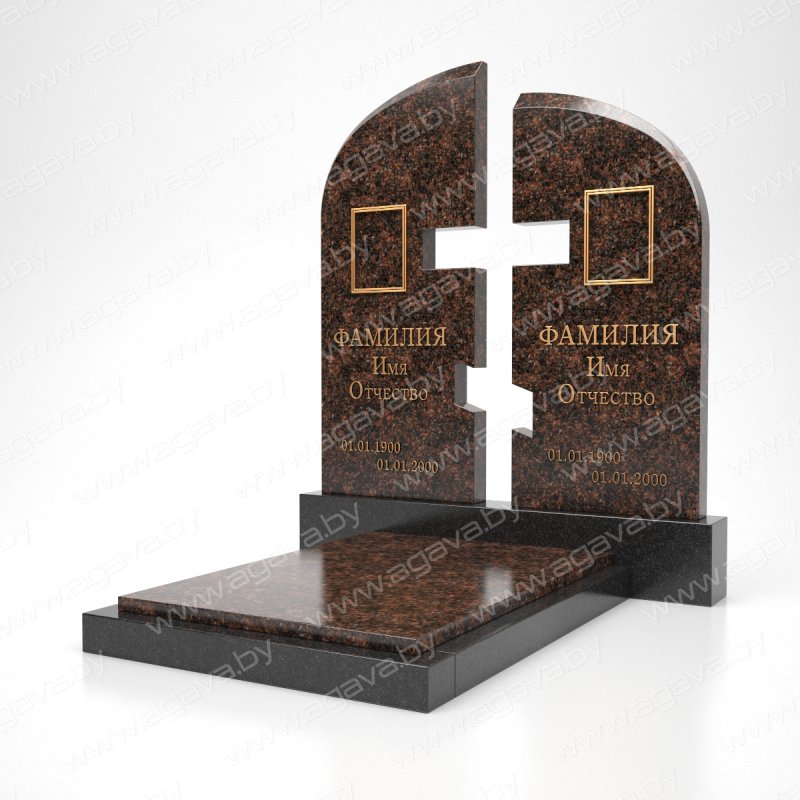 Элитные надгробный гранитный памятник D-09 Baltic в Минске