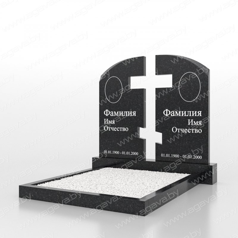 Элитные надгробный гранитный памятник D-03 на могилу