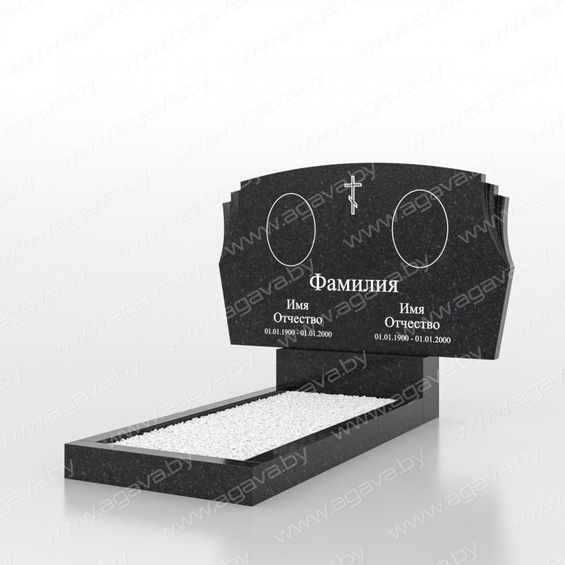 Стандартные надгробный гранитный памятник SG-14 в Минске