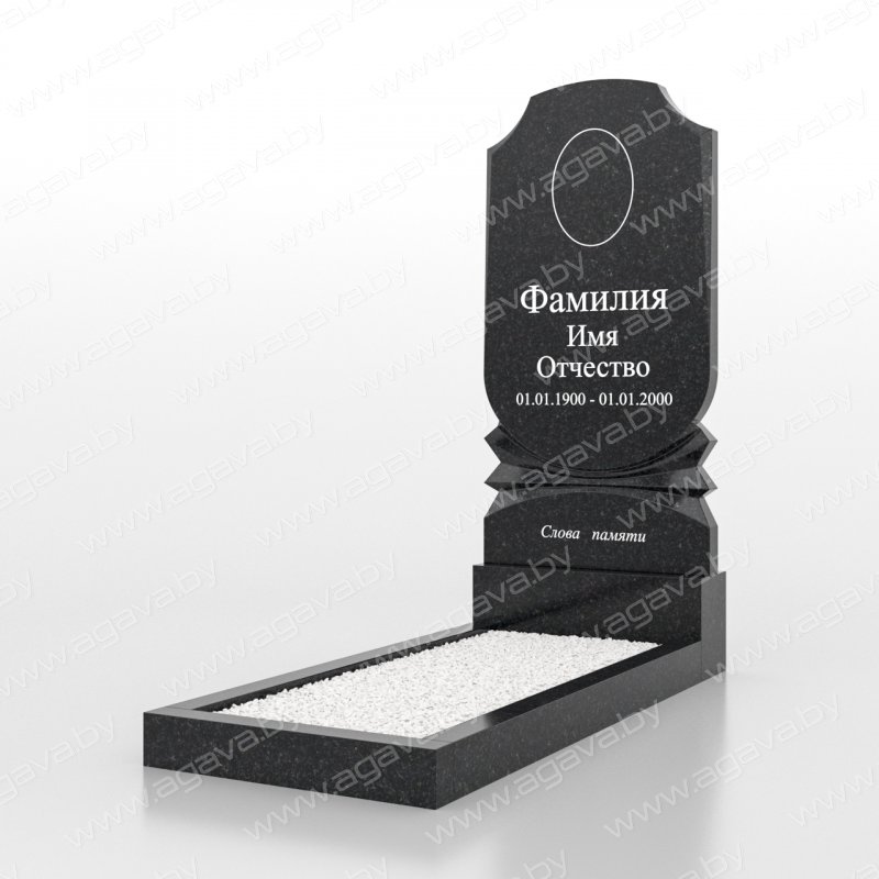 Стандартные надгробный гранитный памятник SV-26 в Минске