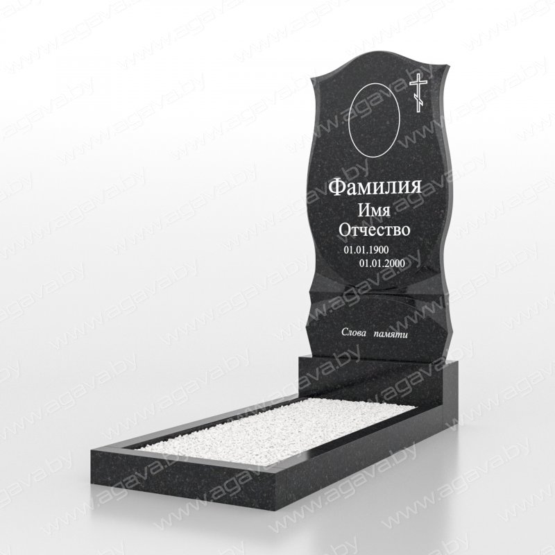 Стандартные надгробный мраморный памятник SV-25 под заказ