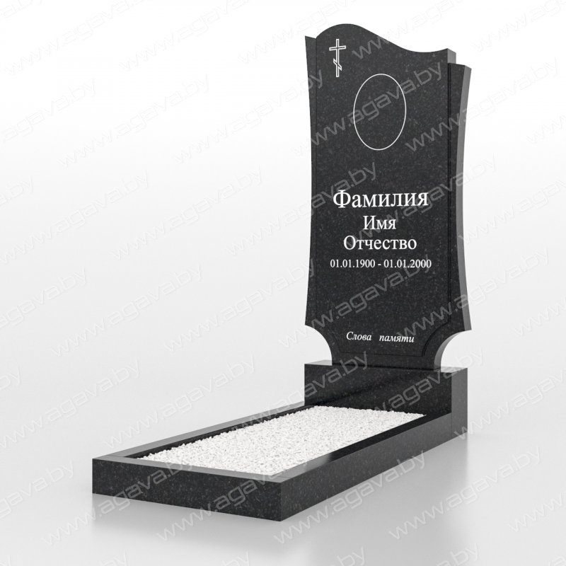 Стандартные надгробный гранитный памятник SV-41 в Минске
