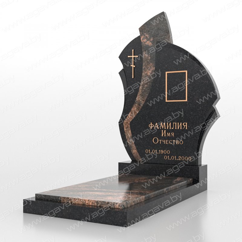 Элитные надгробный гранитный памятник F-26 Aurora в Минске