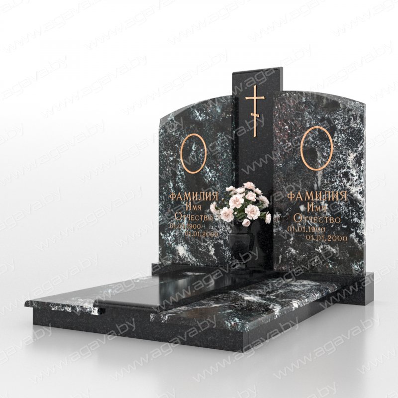 Элитные надгробный гранитный памятник D-24 Amf в Минске