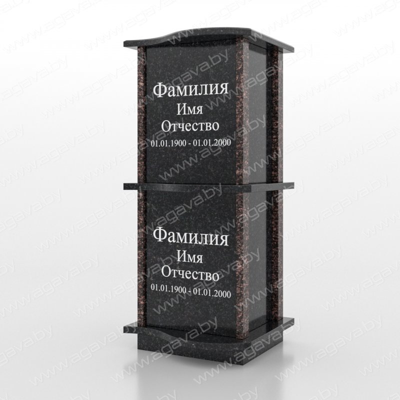 Колумбарии надгробный гранитный памятник KL-01 Baltic в Минске