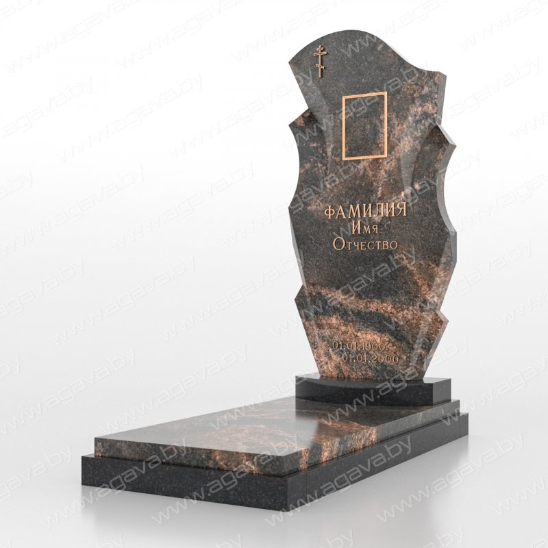 Элитные надгробный гранитный памятник F-27 Aurora в Минске