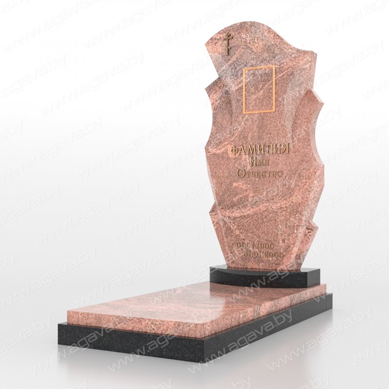 Элитные надгробный гранитный памятник F-27 Multicolor в Минске