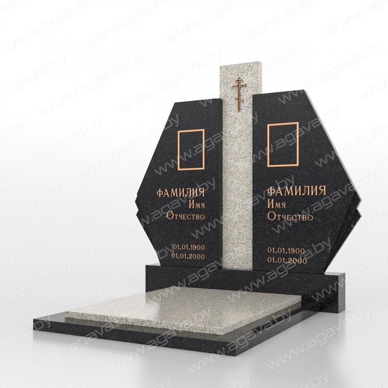 Памятники на два человека на могилу